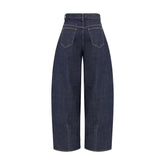 Jacquemus Blue Cotton Relaxed Fit Jeans